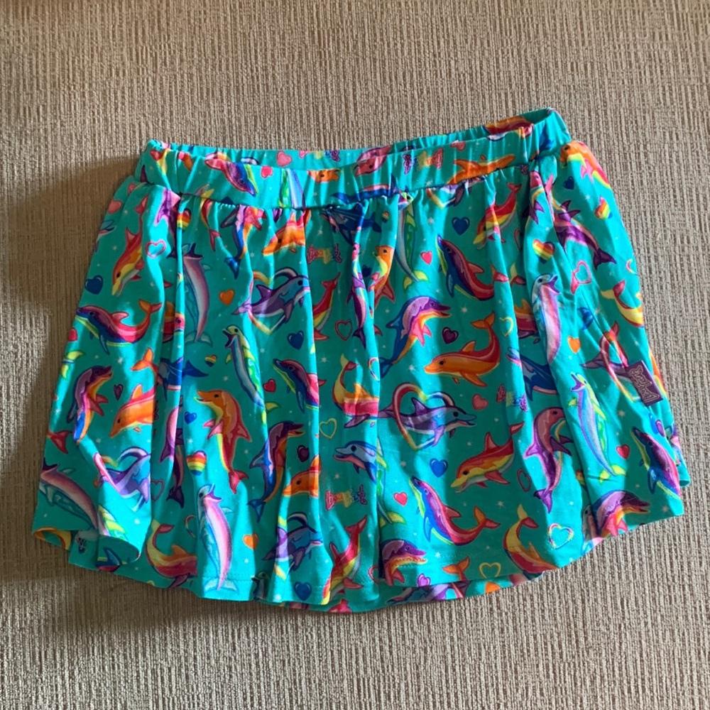 Posh Peanut x Lisa Frank Dancing Dolphins Skort